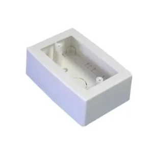Caja de Registro Universal, color blanco de PVC au