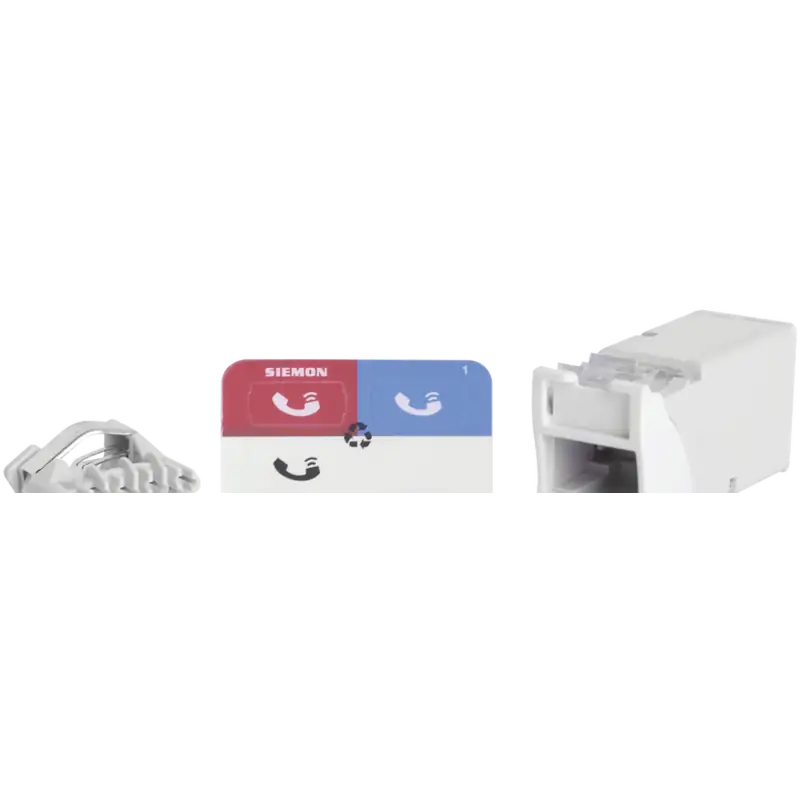 Jack Z-MAX Cat6A, UTP, Montaje híbrido en Placa de Pared Pla