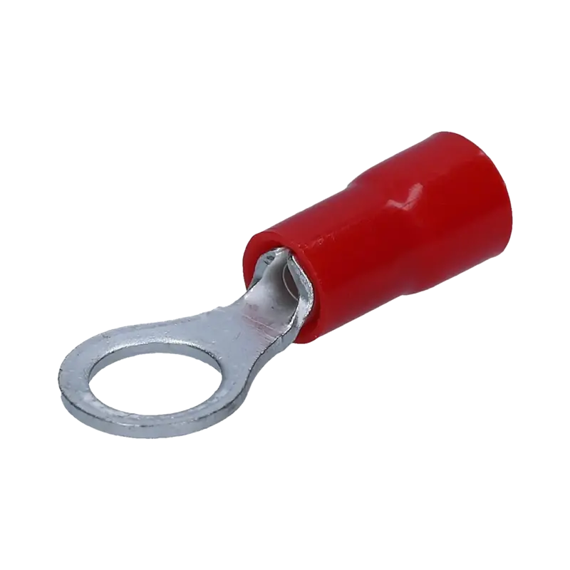 Terminal tipo ojo 3 16in 22 16 AWG Rojo Paquete de 25