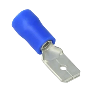 Terminal tipo macho aislada  16  14 AWG  Azúl  Paquete de 25