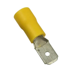 Terminal tipo macho aislada  12  10 AWG  Amarillo  Paquete d