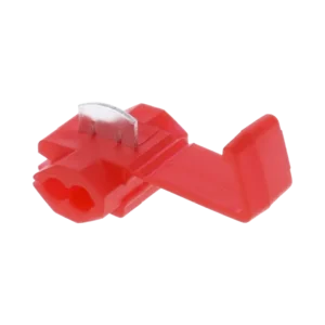 Terminal tipo almeja  22  18 AWG  Rojo  Paquete de 25 piezas