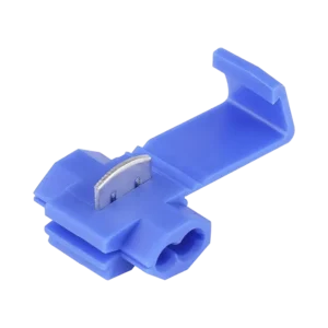 Terminal tipo almeja  18  14 AWG  Azúl  Paquete de 25 piezas