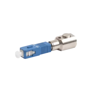 Adaptador de Fibra Óptica desnuda para realizar mediciones y