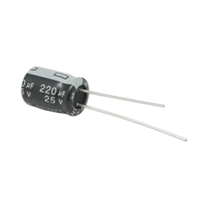Capacitor Electrolítico de Aluminio, Radial de 220 mcFd, 25