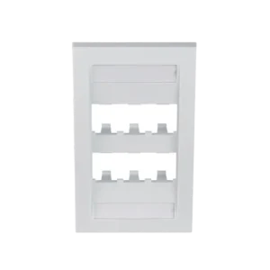 Placa de Pared Vertical Ejecutiva, Salida Para 6 Puertos Min