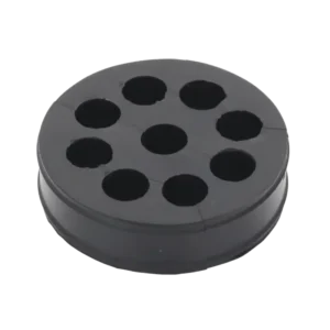 Inserto de Caucho de 4in Con Nueve Orificios para Cable de 1