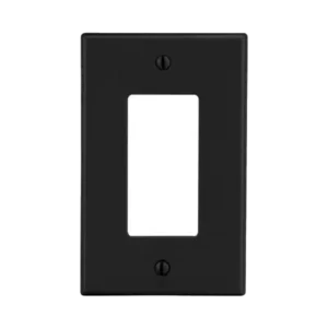 Tapa para Contacto Dúplex Color Negro.