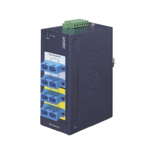 Switch Industrial Bypass de Fibra Optica Multimodo con Conec
