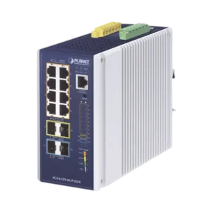 Switch Industrial Administrable Capa 3, Con 8 Puertos PoE Gi