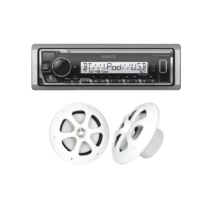 Kit de estéreo con Bluetooth KMRM332BT   más Par de bocinas