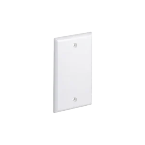 Placa de Pared Ciega Universal, Color Blanco