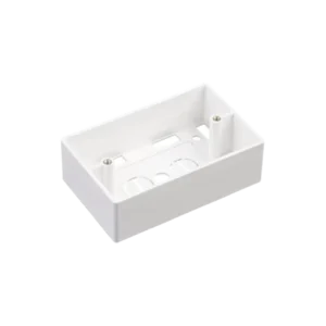 Caja de Pared Universal, Color blanco, Para montaje con Plac