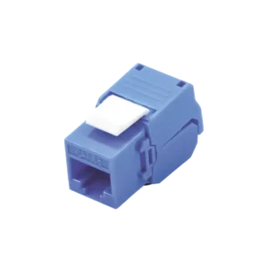 Módulo Jack Keystone Cat5e toolless, con terminación en ángu