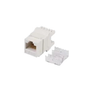 Módulo Jack Keystone Cat5e con terminación en ángulo 180 Gr