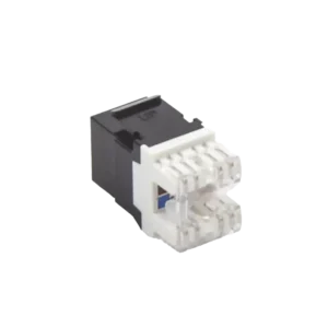 Módulo Jack Keystone Cat6 con terminación en ángulo 180 Gr
