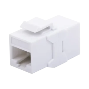 Acoplador UTP Cat6A hembra RJ45 a RJ45 hembra Color Blanco