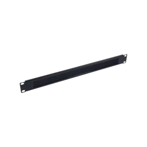 Panel ciego tipo cepillo color Negro, 19in 1UR