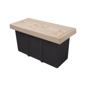 Registro de Telecomunicaciones L2T Ligero, 2 Tapas, Resisten