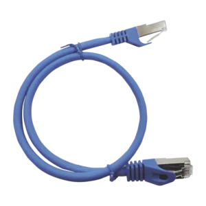 Patch Cord Cat6A 10G blindado 0.5M  1.64 ft  AZUL