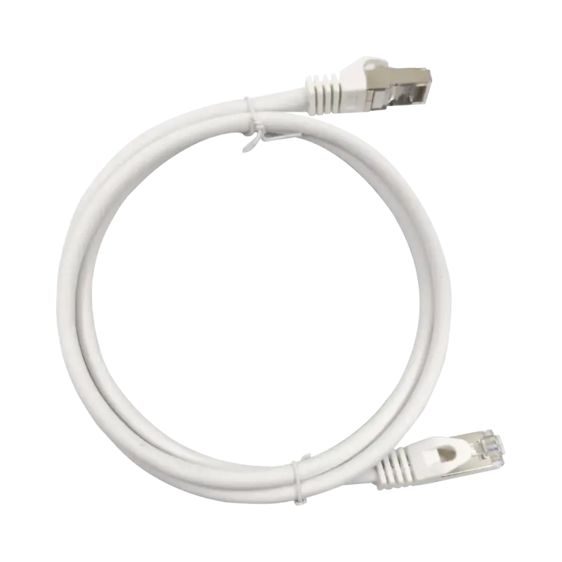 Patch Cord Cat6A 10G blindado 0.5M 1.64 ft Blanco