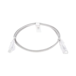 Cable de Parcheo Slim UTP Cat6  1 metro, Gris, Diámetro Redu