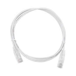 Cable de Parcheo Slim UTP Cat6  1.5 m Blanco Diámetro Reduci