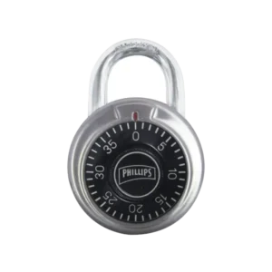 Candado de Combinación  No Requiere Llave  Color Negro.
