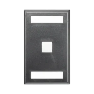 Placa de Pared Vertical, Salida Para 1 Puerto Keystone, Con