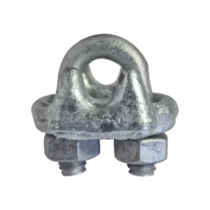 Nudo Perro Abrazadera Acero Forjado para Cable de 18in, Galv