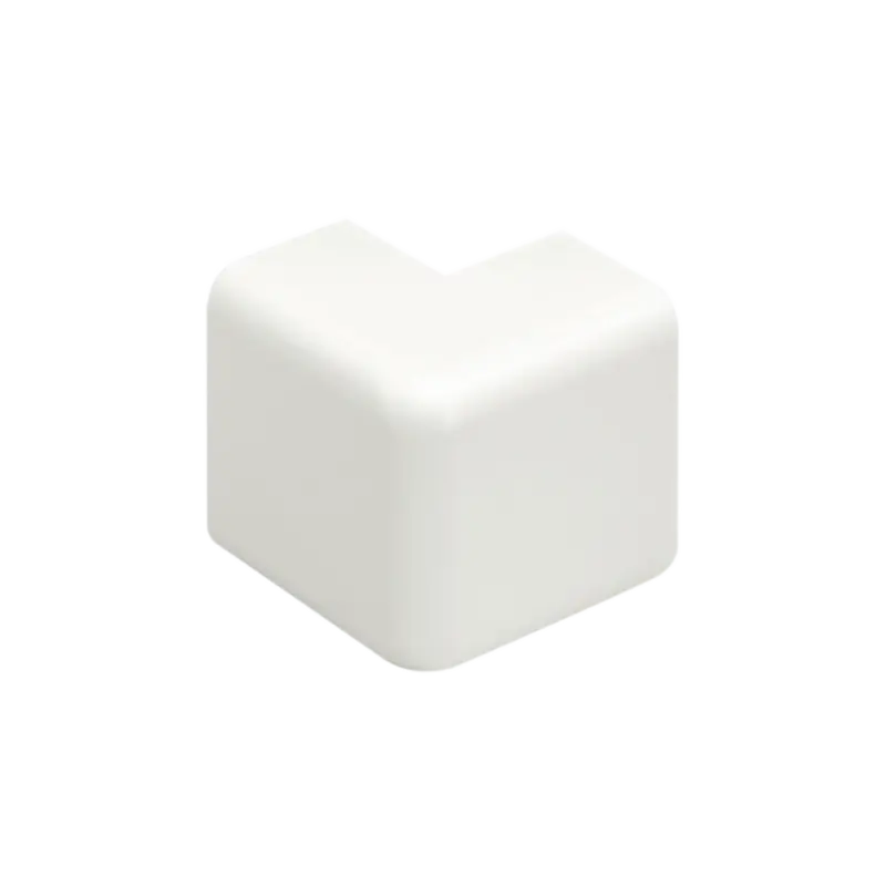 Esquinero exterior, para uso con canaleta LD3, material ABS,