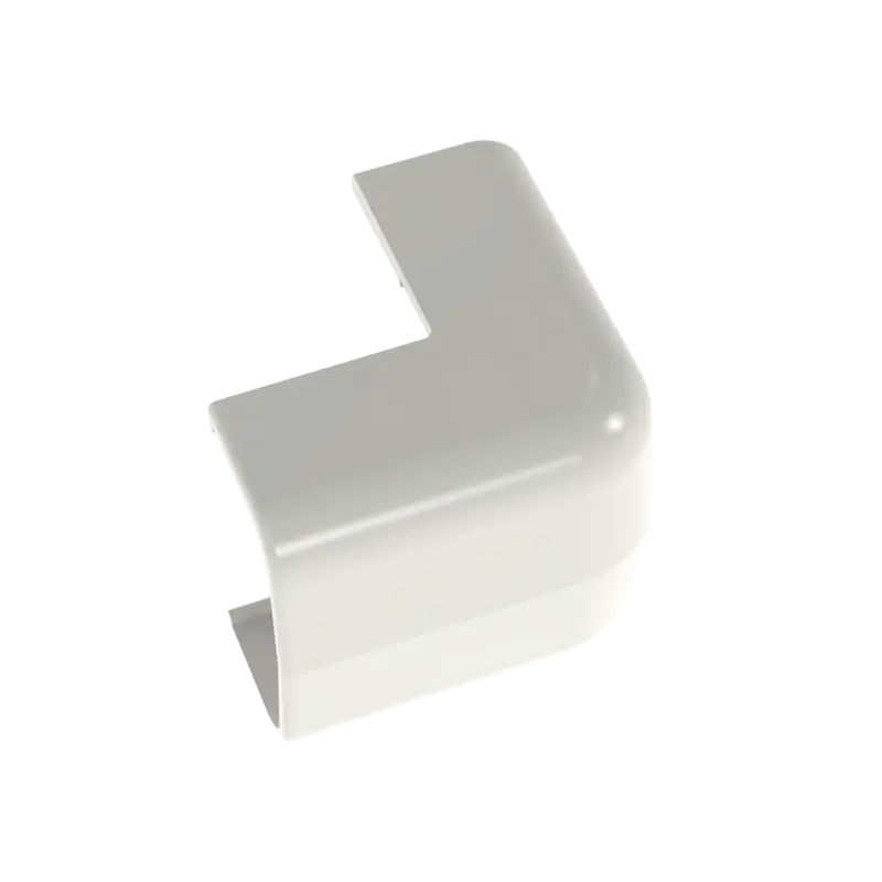 Esquinero exterior, para uso con canaleta LD5, material ABS,