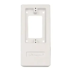 Caja de contactos color blanco de PVC auto extinguible, par