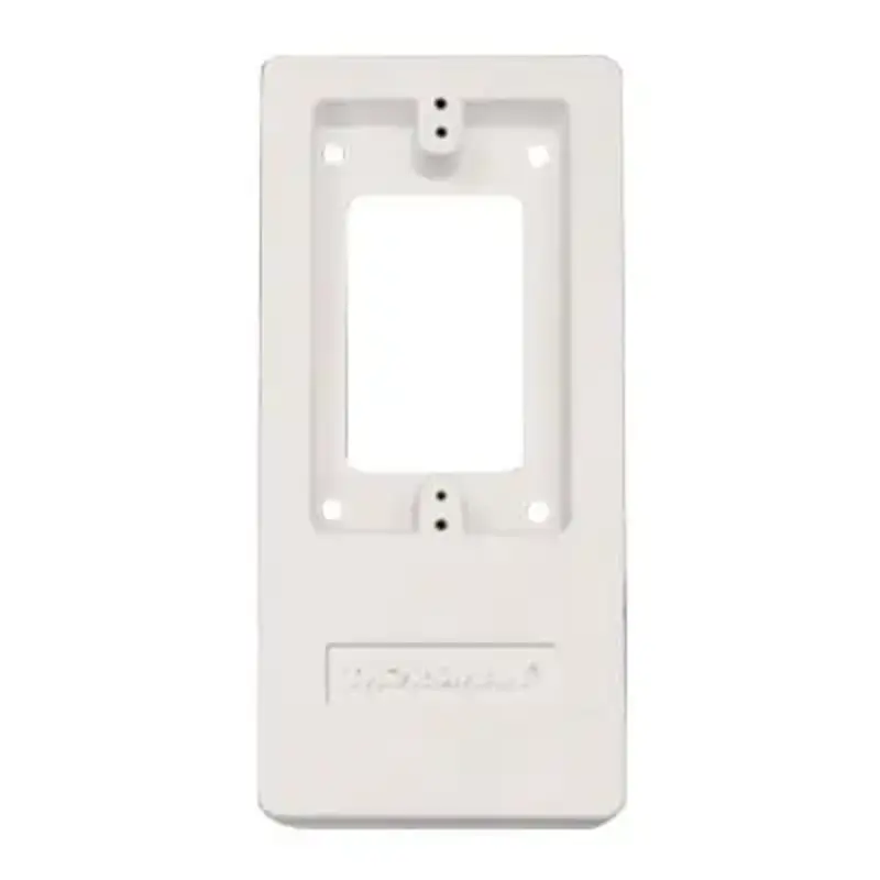 Caja de contactos color blanco de PVC auto extinguible, par