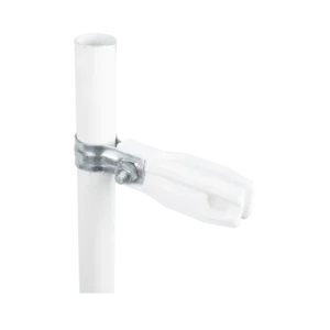 Aislador de paso o esquina de color BLANCO con abrazadera in