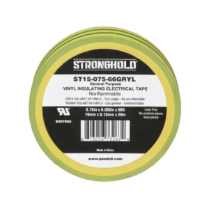 Cinta Eléctrica STRONGHOLD para Aislar, de PVC, Uso Construc