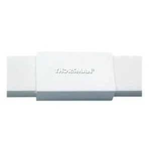 Pieza de unión color blanco de PVC auto extinguible, para ca