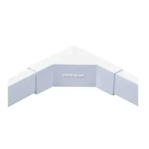 Esquinero interior color blanco de PVC auto extinguible,  pa