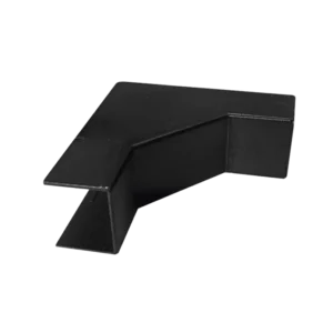 Esquinero Interior Color Negro de PVC Auto Axtinguible, Para
