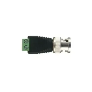 Adaptador de conector BNC macho a 2 terminalestornillo para