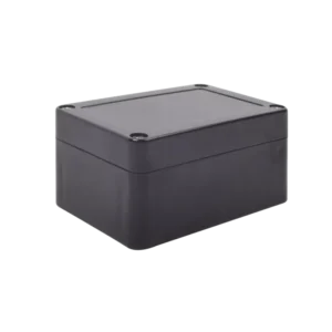 Gabinete Plástico Negro para Exterior IP65 de 100 x 68 x 50