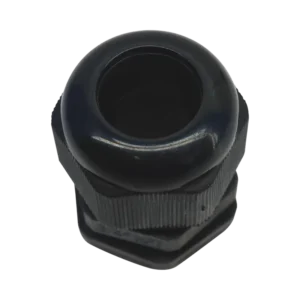 Conector Plástico Negro Tipo Glándula para Rosca NPT 34in